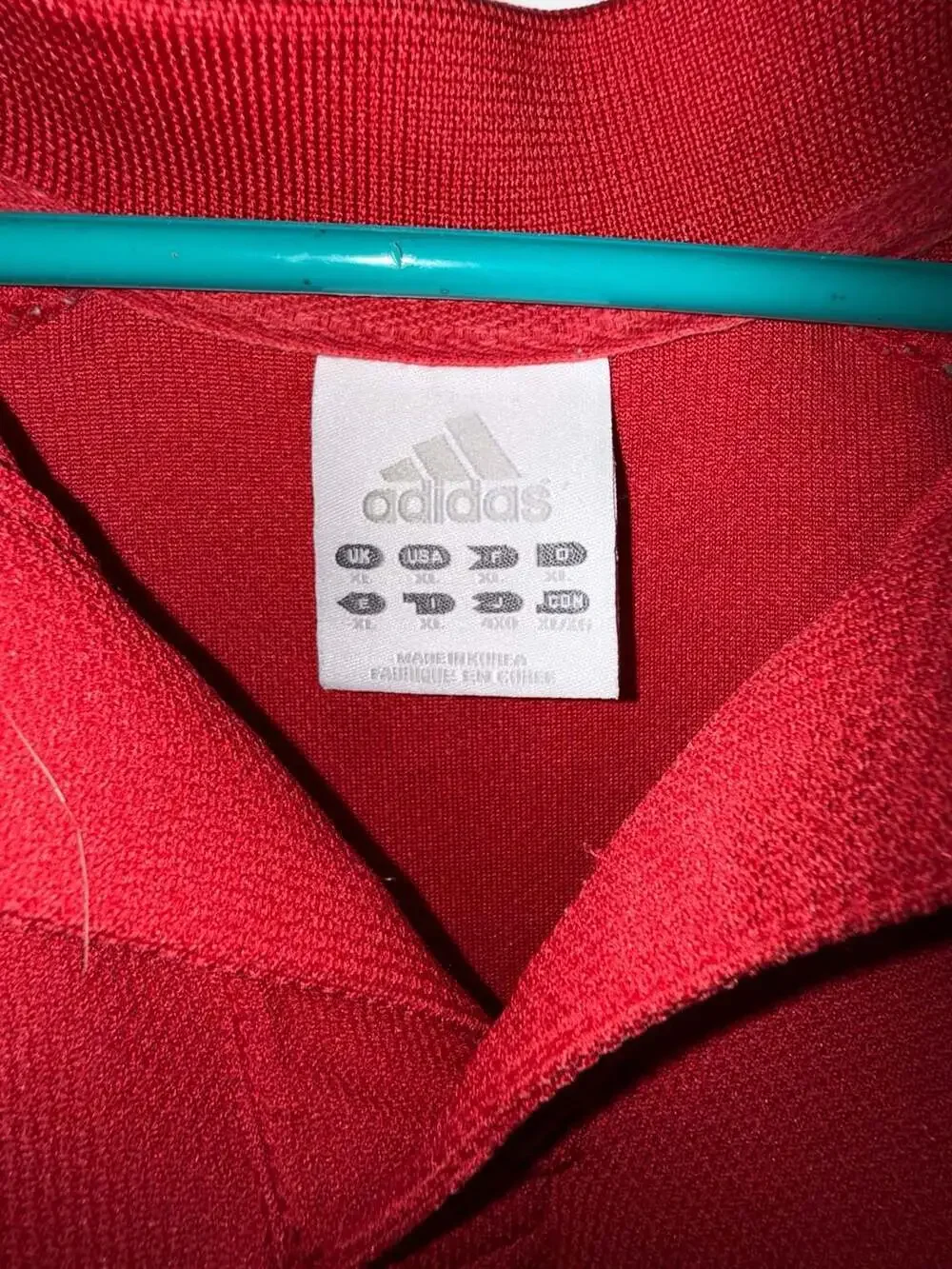 Vintage Adidas Boston Red Sox Red Polo XL